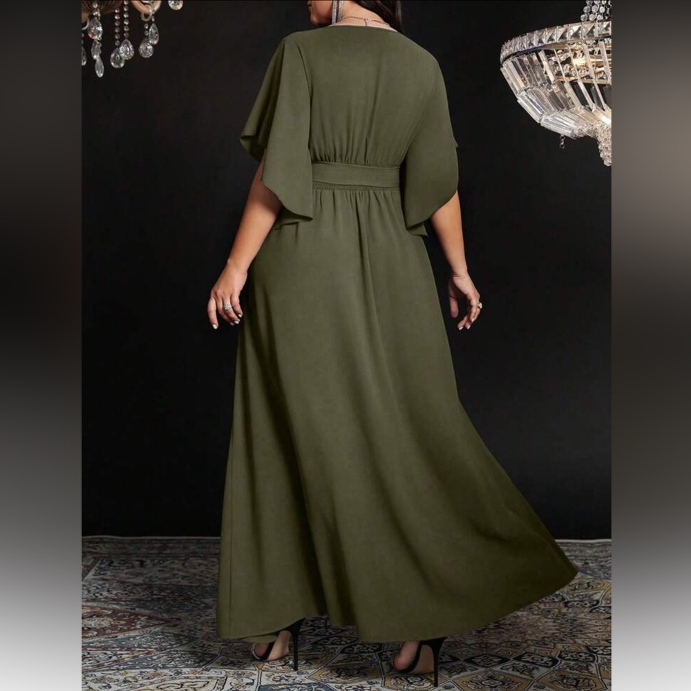 Elegant Light Purple Maxi Dress - Picture 3 of 16